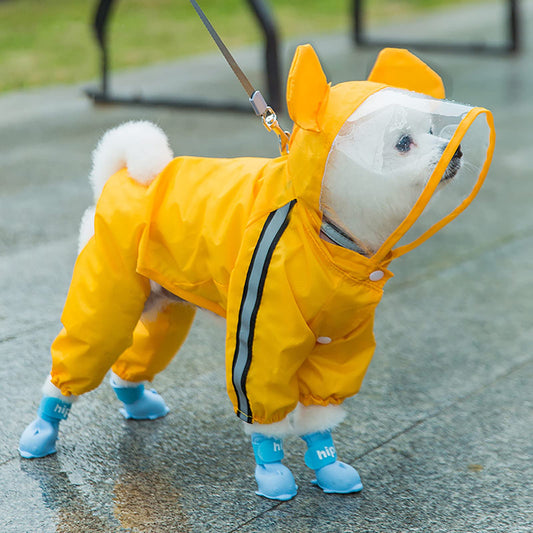 Dog Raincoat with Hood